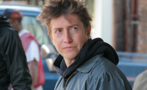 David Gordon Green directing "Joe". Photo by Linda Kallerus.