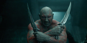 WWE's Batista as Drax the Destroyer. Photo courtesy of Film Frame.