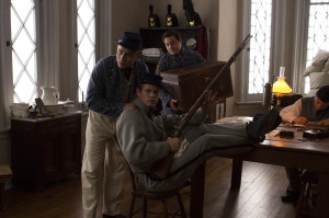 Max Lloyd-Jones as Sam Atwill, Zach Roerig as Jack Stanard and Sean Maquette as Benjamin ‘Duck’ Colonna.  Photo courtesy of Bosch Media.