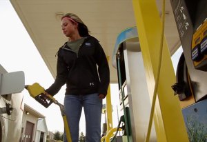 Ethanol is currently available at numerous gas stations throughout the country. Ethanol pumps are often marked in yellow or other colors to differentiate between them and gasoline pumps.