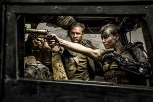 Tom Hardy as Mad Max and Charlize Theron as Imperator Furiosa in George Miller's "Mad Max: Fury Road". Photo by Jasin Boland.