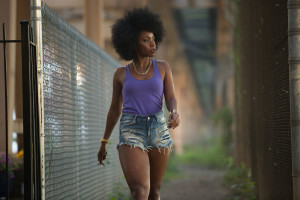 Teyonah Parris leads an empowering protest as Lysistrata. Photo by Parrish Lewis.