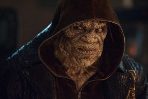 Adewale Akinnuoye-Agbaje as pro wrestler-turned-supervillain Killer Croc is one of the highlights of "Suicide Squad". Photo by Clay Enos/ TM & (c) DC Comics.